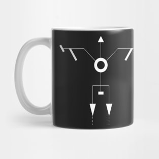 Geometric Tooniefied Design 3 (Dark) Mug